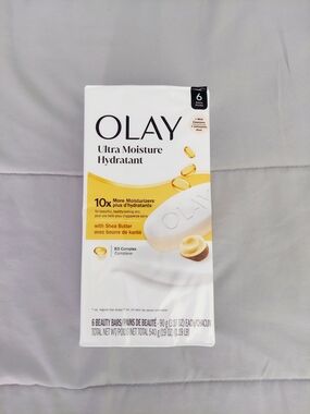 Olay Ultra Moisture Soap Bars with Shea Butter 10 Pack Of Bar Soap NWT